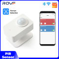 ROVF - Tuya WiFi PIR Motion Sensor - Wireless Human Body Movement Infrared Detector - Smart Life Home - Security Alarm System. 