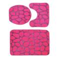 3 PCS Modern Design Bathroom Toilet Lid Covers and Rug Set Toilet Seat Covers. 