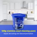 Oven Cookware Cleaner, Multi-Purpose Stainless Steel Cleaning Paste Polish Removes Stains Cleaner for Removing Rust. 