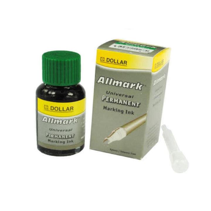 Green Permanent Marker Ink  - 15ml