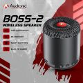 Audionic Portable Bluetooth Speaker BOOS 2 Multimedia Mobile Speaker | SD Card | USB | FM | Aux Supported Speaker | Loud Sound with 1 year Warranty. 