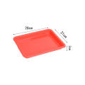28X21X3cm Craft storage trays Good Quality PP Multicolor activity organizers Plastic art tray organizer for Kitchen Bedroom. 