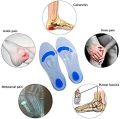 Full Length Silicone Gel Shoe Insoles (Pair). 