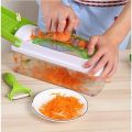 Nicer Dicer Plus Vegetables and Fruits Slicer Manual Cutter Multifunctional Grater Peeler Slicer Salad Chopper. 