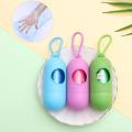 1 PC Imported Baby Dirty Diaper plastic Bag Holder, Baby Potty Diaper Shopping Bag Holder, Baby Potty Bags, Trash Bag Holder, Bag Holder Capsule, Capsule Shape Potty Shopper Holder. 