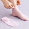 Pair of Silicone Moisturizing Gel Heel Socks - Silicone Gel Socks - Anti-Crack Socks - Foot Care Socks For Exfoliating and Preventing Dryness By AURA MART. 
