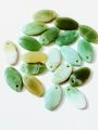 Green Marble Tussle Chips Plastic Beads. 40gms Beads, Stunning Beads For DIY Jewelry Making, Jewelry, Dress Accessories, Crafts, and Home Décor. 