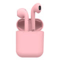 Inpods i12 Pink TWS Bluetooth Earbuds for Girls with Mic Touch Control Stereo Bass. 