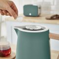 Swan Nordic Jug Kettle, 1.7 Litre, Pine Green, Rapid Boil, Wood Effect Handle, Scandi Design, Soft Touch Housing and Matte Finish, 3kw, SK14610GREN Note.(handle color miner damage). 