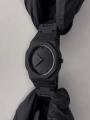 Black Arabic Aura Watch 100% Original Stylish & Durable Wristwatch for Men & Women Sleek Black Design, Luxury Look. 