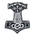Mjolnir Viking Thor Hammer Loki Odin Iron On Patch badge for t shirt bag cap jeans badge#079. 