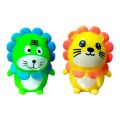 Practical Squeeze Toy Novel Squishy Toy Soft Entertainment Lion Shape Sensory Toy. 
