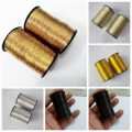 2 Pcs Metallic Zari Thread for Embroidery, Sewing and Jewelry Making, Crafts DIY. 