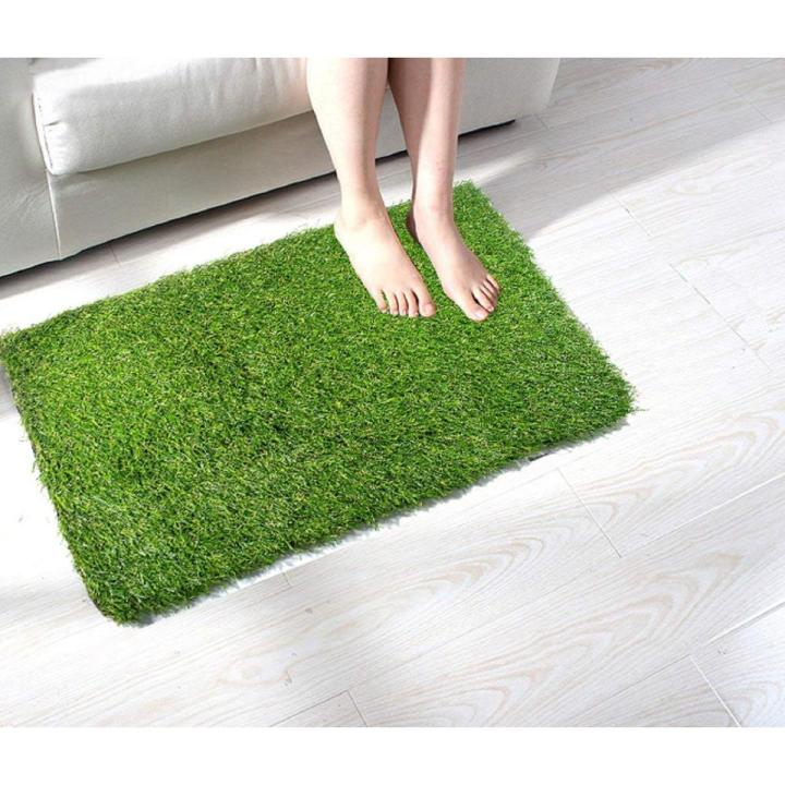 12x16 INCH Artificial Plastic Natural Look Green Grass Carpet Artificial Turf Sheet