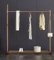 Single Pole Standing Coat Rack With Wheels, Metal Hanger Bedroom Floor Clothes Rack Hangers. 