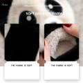 Comfortable Panda Slippers Decoration, Handcraft, Craft Ornament, Clothing, Warmer, Floor, 1 Pair, Cute Shoes for Bedroom, Baby, Girls, Kids Toddler , Foot 19.5cm, Black. 