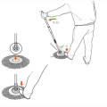 1 Pcs Replacement Head Magic Spin Mop Refill. 