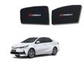 Corolla 2015-2020 Car Sun Shades for Side and Rear Window (4 Pack) - Car Sunshade with logo. 