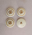 4-Pieces Fancy Decorative Buttons | Fancy Buttons for Men/Women Kurta, Kurti | Ladies and Gents Suit, Coat, Shirt Buttons | Fancy Buttons. 