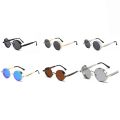 Metal Steam Punk Style Sun Glasses Steampunk Fashion Men Retro Round Sunglasses. 