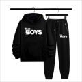 The Boys WinterCasual Printed Hoodie + Trouser Track Suit for mens. 