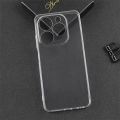 Dust Proof Soft Jelly cover Infinix Smart 8 Pro Transparent with Camera protection Dust Proof Bottom Cap (No edges). 