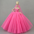 Doll Dress Mesh Play House Doll Wedding Dress Accessories. 