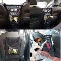 3-Layer Car Mesh Organizer, Stretchable Seat Back Net Bag, Barrier of Backseat Pet Kids, Cargo Tissue Purse Holder, Driver Storage Netting Pouch. 