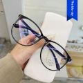 Anti Blue Light Glasses Women Computer Men Eyeglass Vintage Optical Plain Frame Spectacles Transparent Blocking Glasses. 