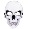Universal Devil Head Neon Halloween Mask, Led Purge Mask 3 Lighting Modes For Costplay 1 Pc(Green). 