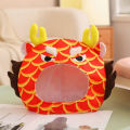 Warm Chinese Dragon Hat Soft Warm Chinese Dragon Plush Hat for Cosplay New Year Costume Chinese Dragon Hat. 