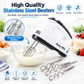 Electric Egg Beater Hand Mixer, Cake Baking Mixer, Handheld Kitchen Mixer, Egg Whisk & Cream Beater for Cake Batter, Cream Whipping & Dough Mixing. 