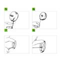 2.8m stainless steel clothesline rope Retractable clothesline indoor Stainless Steel round Clothesline outdoor Clothes Dryer. 