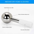 1PC Ice Roller for Face Stainless Steel Face Globes Ball Hot/Cold Cosmetics Beauty Salon Massager Face Neck Beauty Care Tool. 