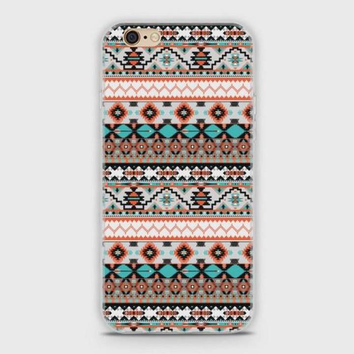 iPhone 6 Plus Cover - SkinLee HQ Hybrid Case (Soft) - Aztec Pattern - SKINLEE-303-1-94-7
