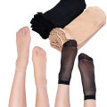 Nylon Transparent Socks For Women Skin Color. 