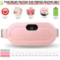 Period Cramp Relief Belt – Portable Electric Menstrual Heating Pad with Massager | Rechargeable Heated Belly Belt for Women & Girls | 3 Heat Levels & 4 Vibration Modes | Warm Compress for Menstrual Pain, Back Pain & Abdominal Relief. 