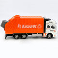 Mini 1/48 Garbage Truck Model with Trash Can Kids Children Toys Birthday Gift. 