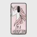 Xiaomi Pocophone F1 Cover - SkinLee HQ Infinity Glass Case (Soft) - Naughty Unicorn - SKINLEE-473-1-883-223. 