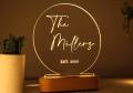Personalized Name Couples Lamp - Wedding Gift for Couple Unique - Bridal Shower Gift - Bride Gift Ideas - Anniversary Gift for Couples - Newlywed Gifts - Engagement Gifts. 