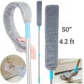 Flexible Fan Duster Microfiber Fan Cleaning Duster Brush | with Long Extendable Rod for Dusting Cleaner for Fan Car Kitchen & Furniture. 