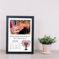 8x10  inch customised happy Engagement anniversary photo frame. 