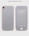 Iphone 8 Phone Skin Front Back And Sides Grey Classic Leather Texture Skin. 