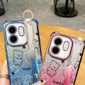 VRQR Little Bears Phone Case For infinix Smart 9 Case Anti fall wristband Flash Powder Card Back Cover Hot 50i. 