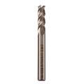 5pcs Tools DIY 1/4in HSS CNC 4 Flute Straight End Mill Cutter Router Bit Cutting Tool. 