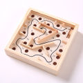 Wooden magic maze for kids to walk through the level of intellectual development toy thinking wooden desktop maze toy gift. 