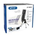KNUP KP-M0023 USB Condenser Studio Microphone – Superior Audio Capture for Professional Sound Quality USB Condenser Studio Microphone – Mixer Condenser Mic for Computer, Plug and Play, Compatible with Laptop, Desktop, Mac & Windows. 