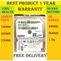 ( 1TB, 500gb, 750GB, 320GB, 250gb, 160GB ) Laptop hard drive  2.5 inch drive Shop Xeon City. 