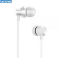 Original Handfree Metal Earphone - Lenovo HF 130 Handfree Wired Earphone 3.5mm In Ear With Mic Headset Sound Heavy Subwoofer Driver Stereo Earbuds Sports Headphone. 