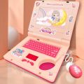 Kids Laptop Toy Interactive Educational Computer Toy for Kids Learn Spelling Logic Words Animals Music More Perfect for Preschoolers in Asia Kids Laptop Education Tool. 